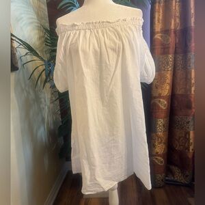 H&M Off-Shoulder Blouse in White